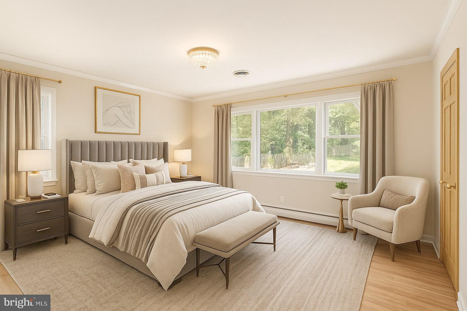 939 Starbit Road Towson, MD 21286 - Photo 50 of 52 a bedroom with a bed and a couch