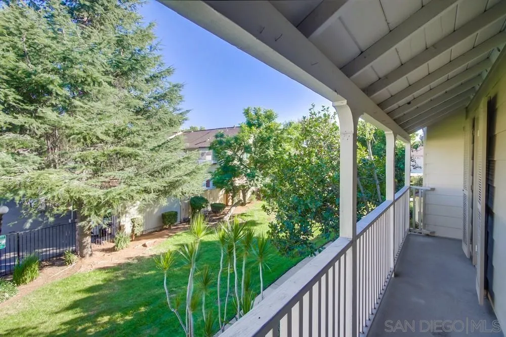 933 Greenfield Drive, Unit D El Cajon, CA 92021 - Photo 37 of 41 a view of a garden from a balcony