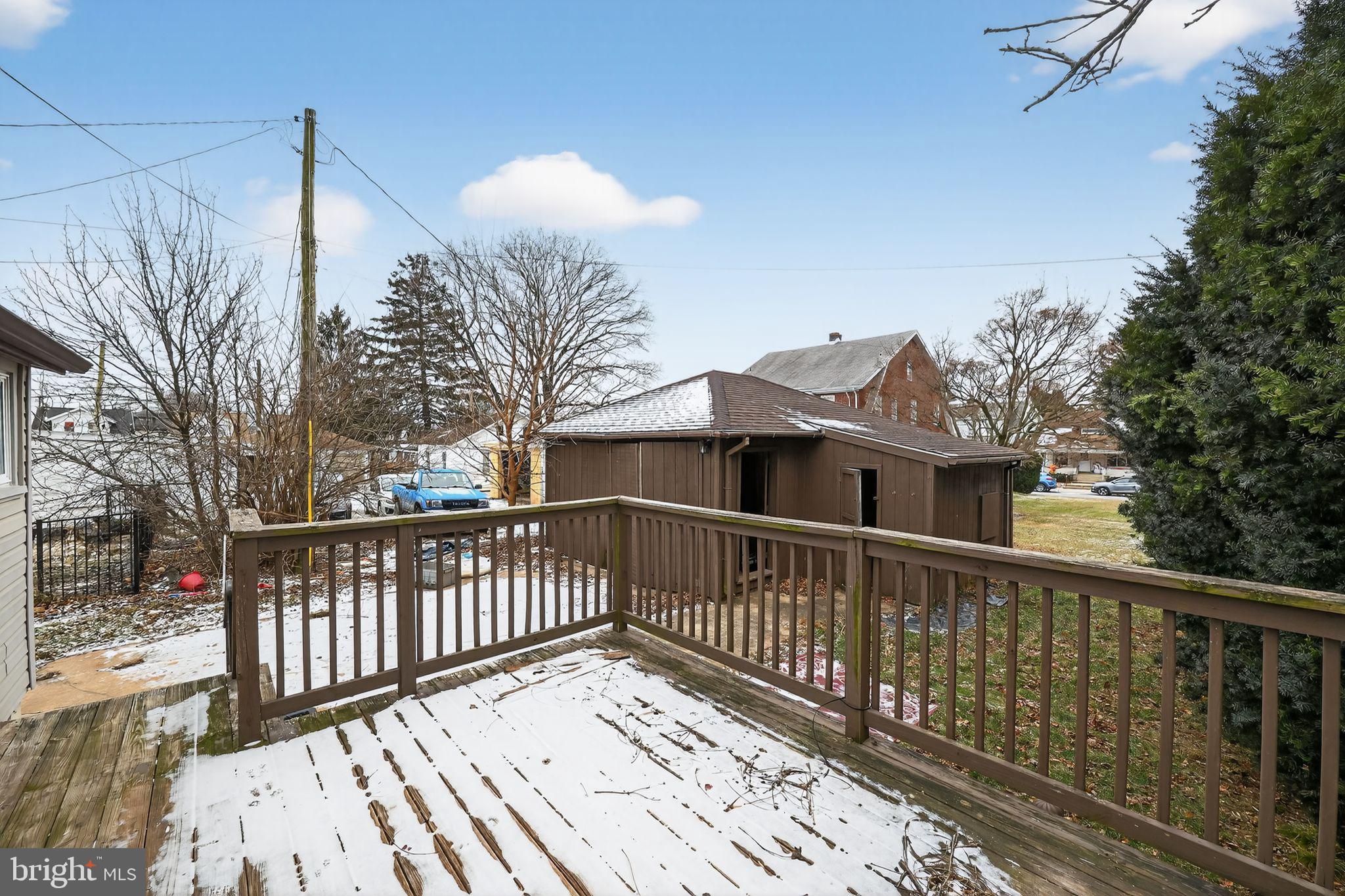 38 North Scott Street York, PA 17404 - Photo 13 of 16 a view of a wooden roof deck