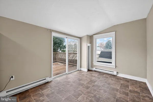 a view of a storage room