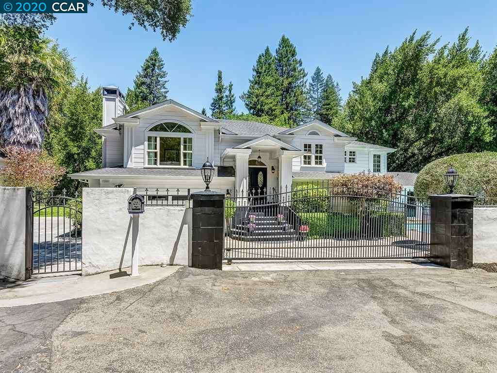 front view of a house with a street