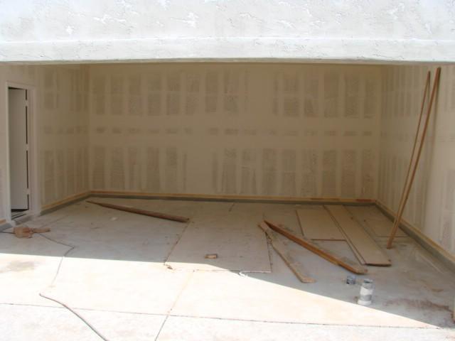 4844 West Carson Road Laveen, AZ 85339 - Photo 3 of 4 Garage at drywall