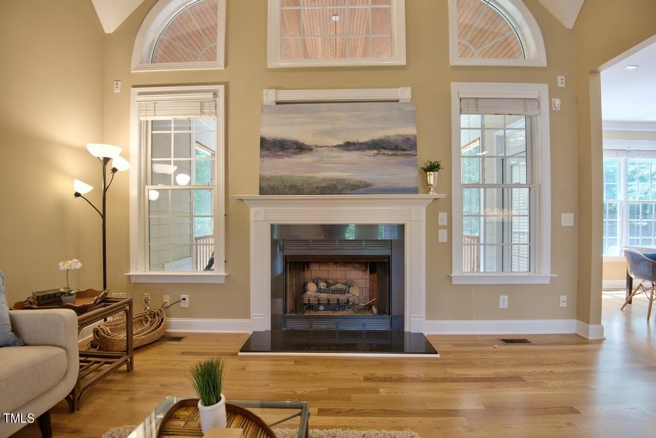 2919 Reynolda Circle Durham, NC 27712 - Photo 21 of 58 a living room with furniture window and fireplace