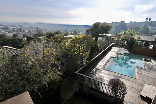 Undisclosed Address Millbrae, CA 94030 - Photo 16 of 30 a view of a balcony with an outdoor seating