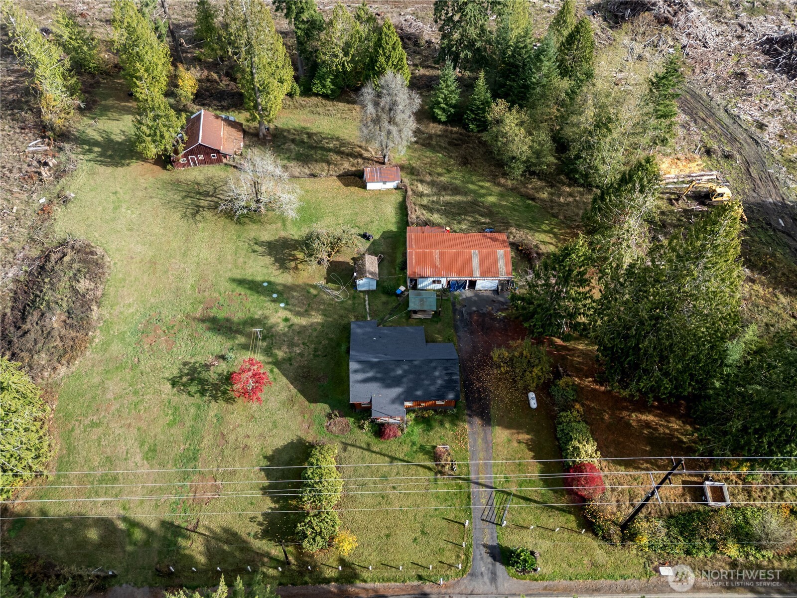 565 Meier Road Winlock, WA 98596 - Photo 14 of 26 an aerial view of residential houses with outdoor space
