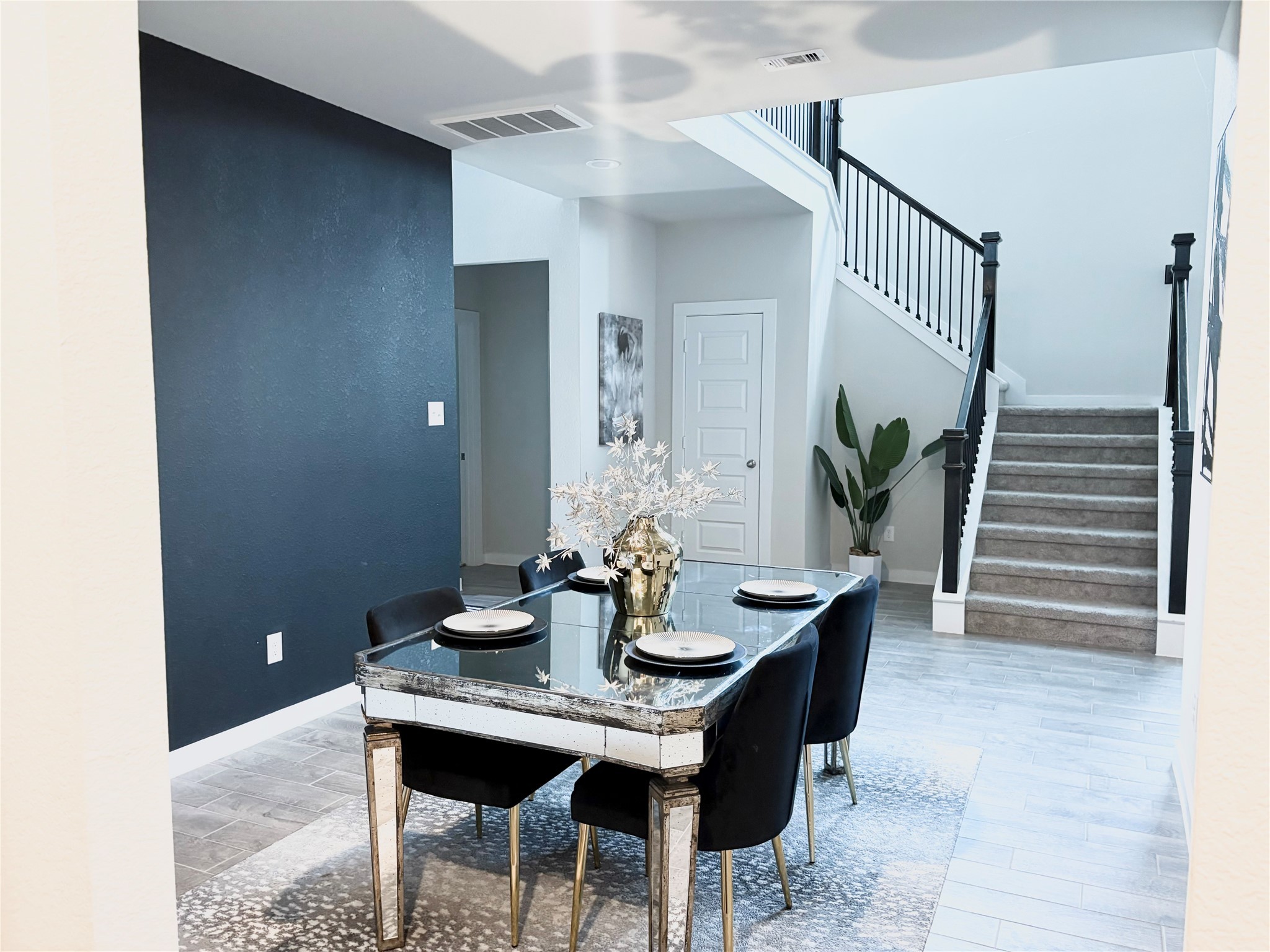 2142 Reed Cave Lane Spring, TX 77386 - Photo 8 of 15 a dining room with furniture and wooden floor