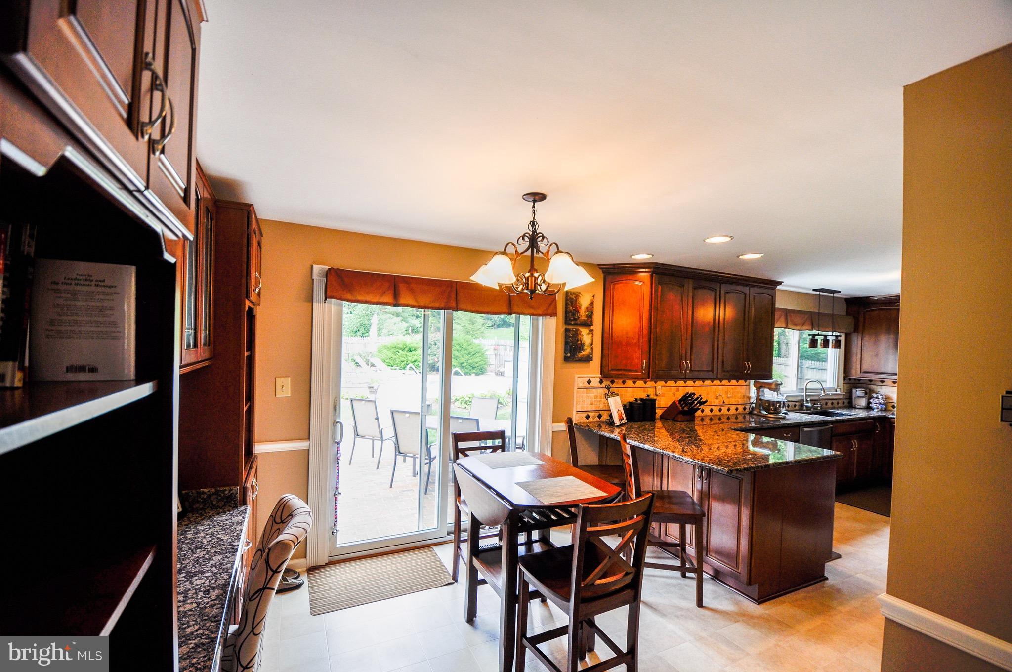 5502 Woodlyn Road Frederick, MD 21703 - Photo 9 of 30 a dining room with furniture and a floor to ceiling window