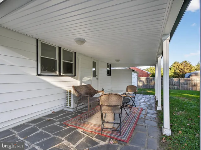 a outdoor space view with a sitting space