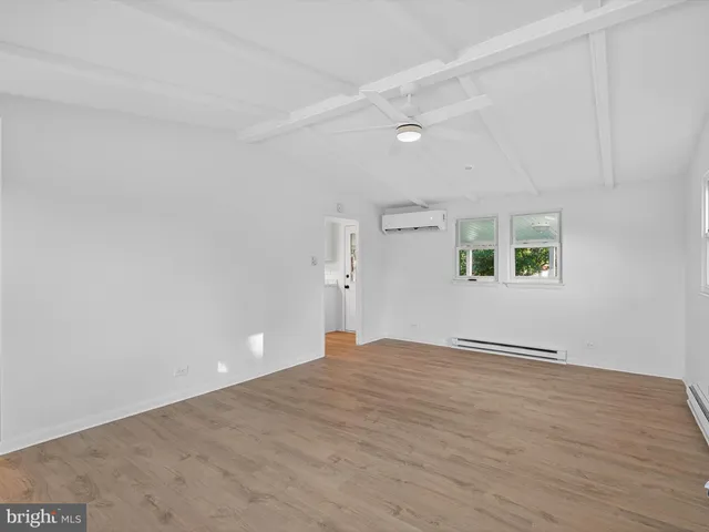 wooden floor in a room
