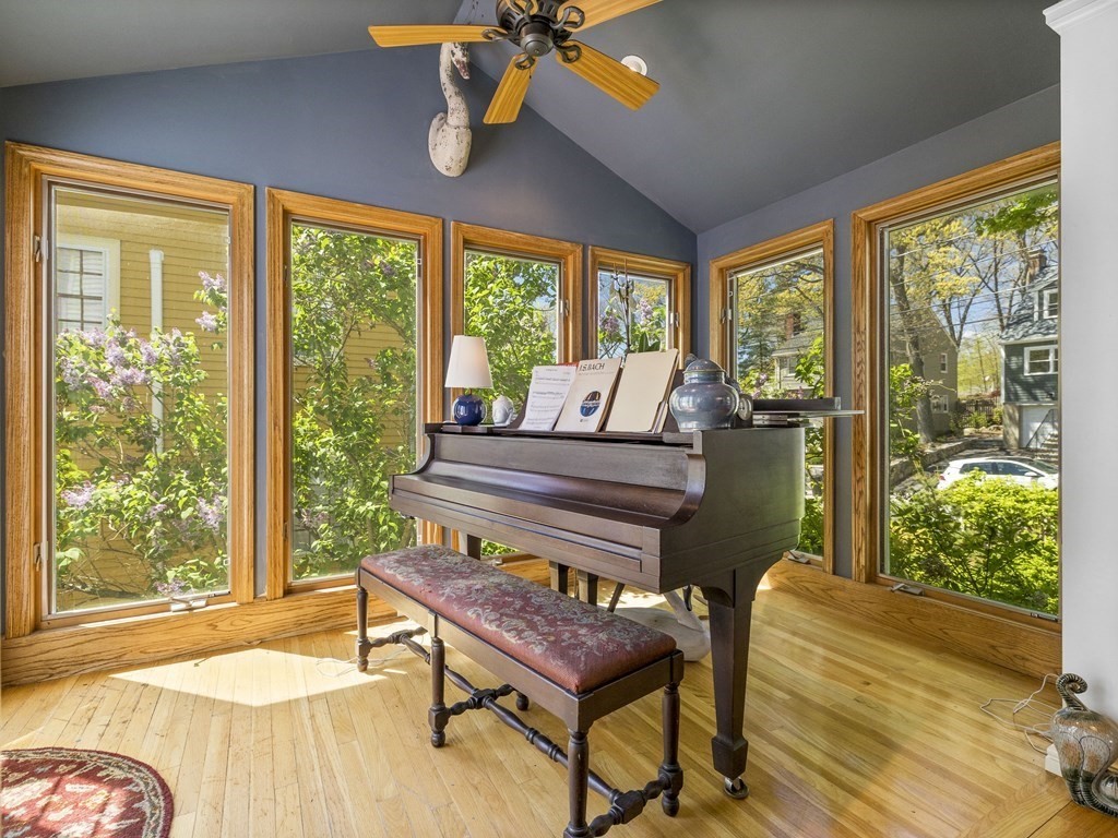 37 Crehore Road Boston, MA 02467 - Photo 4 of 30 a living room with furniture and a floor to ceiling window