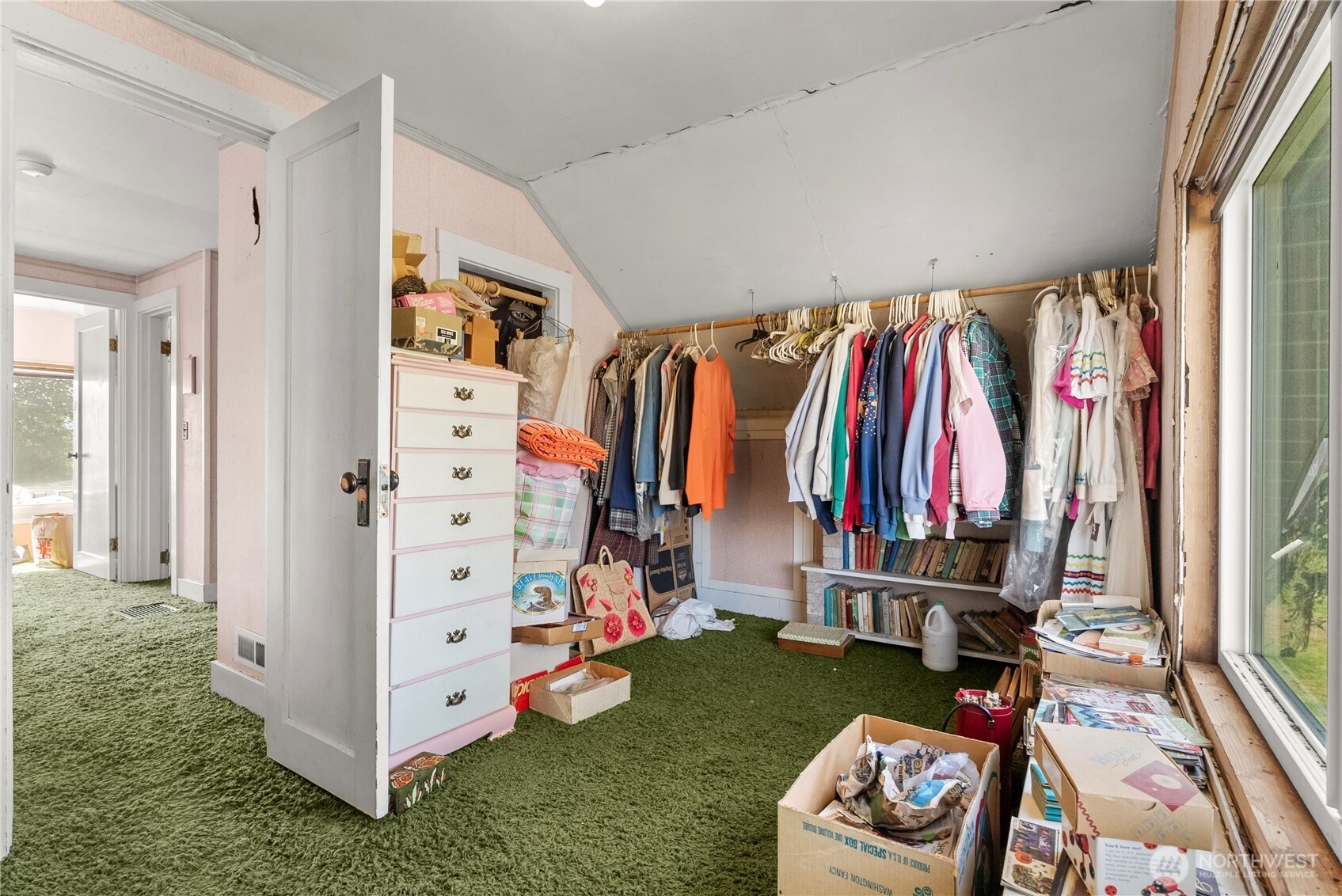 14 Dalton Road Omak, WA 98841 - Photo 24 of 37 a view of walk in closet with clothes and shoes