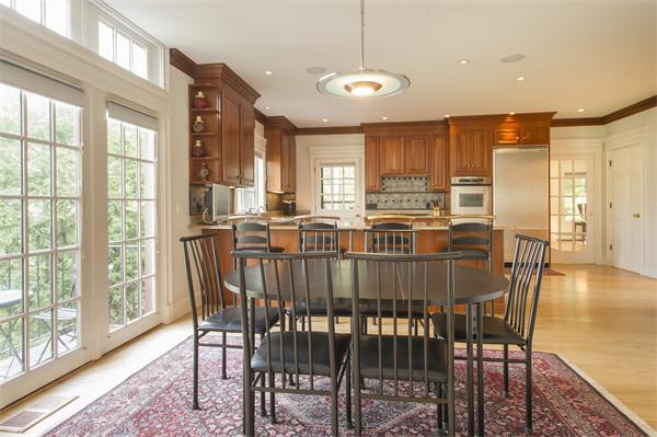 22 Chestnut Hill Road Newton, MA 02467 - Photo 10 of 30 a view of a dining room with furniture window and outside view