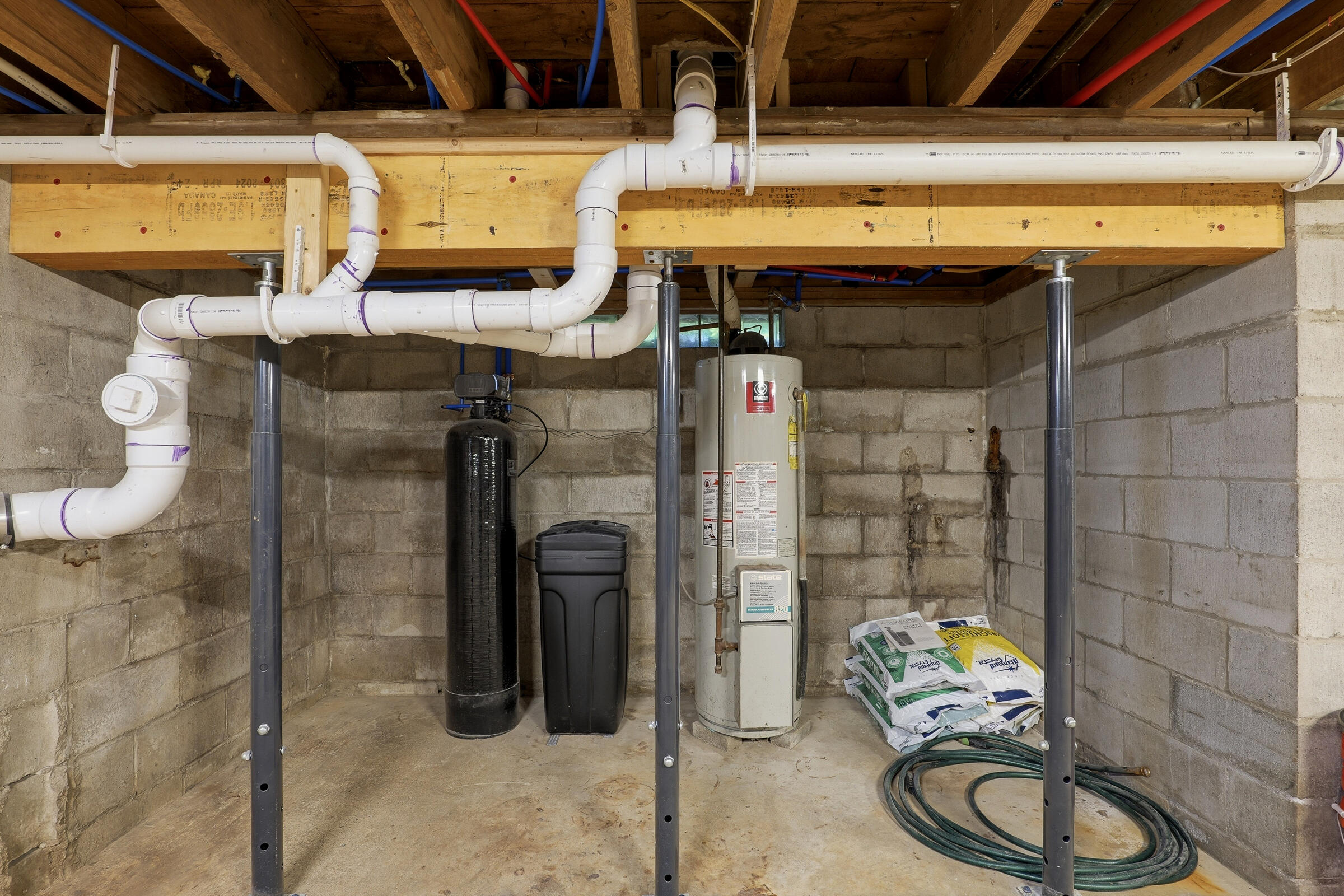 11020 Wilke Lake Road Schleswig, WI 53042 - Photo 53 of 62 Basement and Water Heater and Water Soft