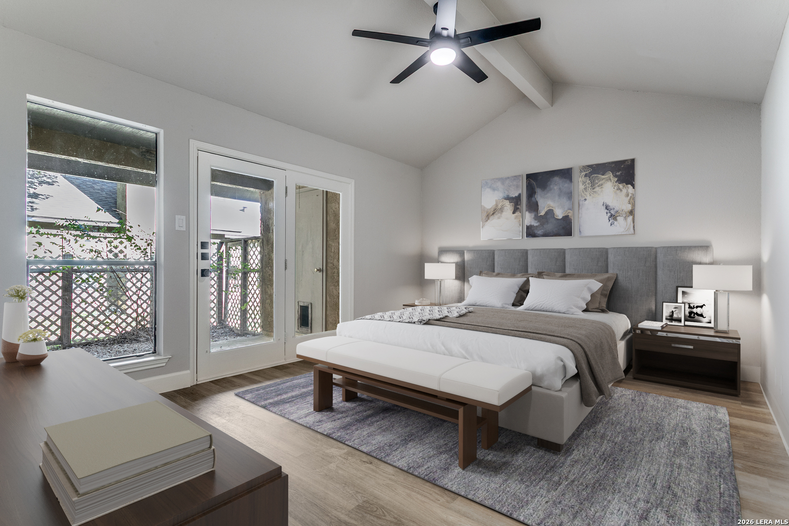 9380 Braun Road, Unit 501B San Antonio, TX 78254 - Photo 4 of 29 a bedroom with a bed and glass window