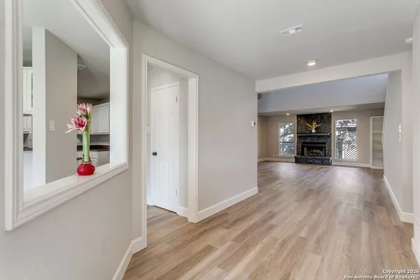 wooden floor in an empty room