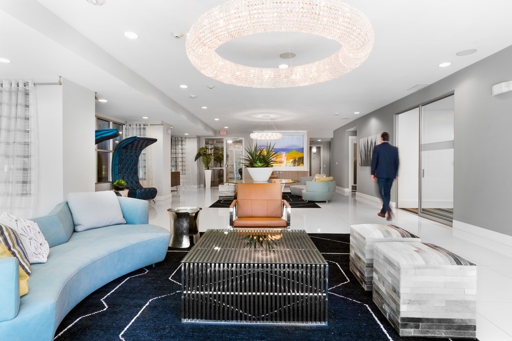1900 Barton Springs Road, Unit 4029 Austin, TX 78704 - Photo 21 of 21 Polished tile flooring and recessed lighting define this expansive open floor plan.