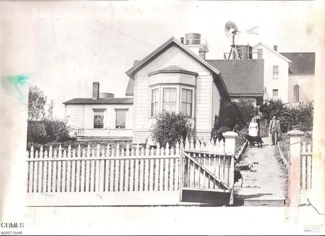 a backyard of a house