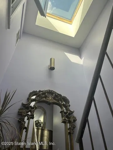 a view of a staircase