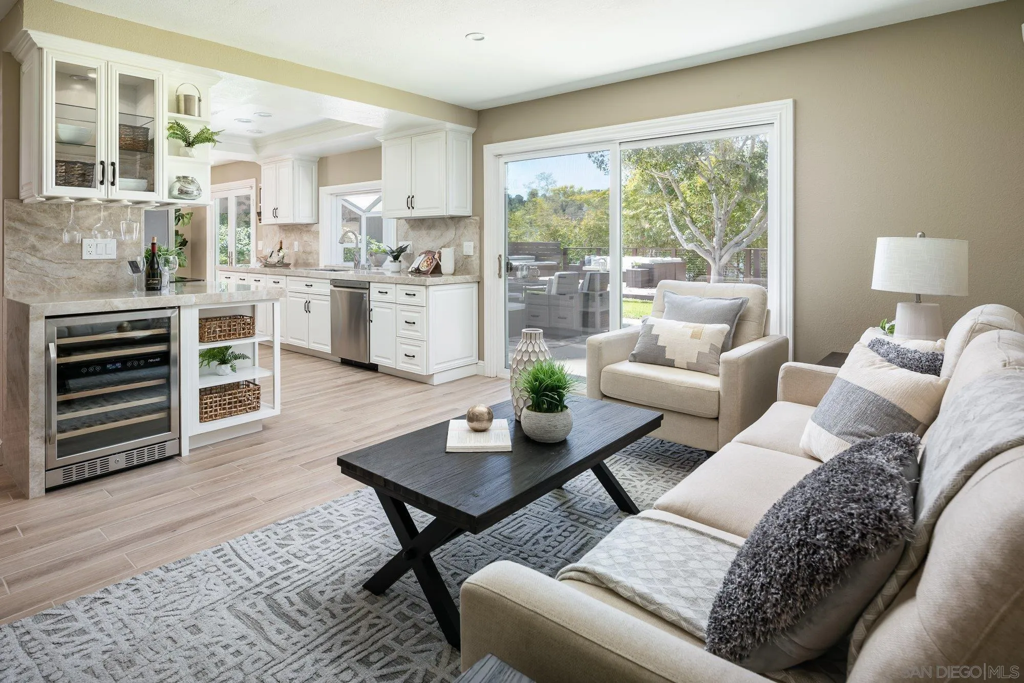 1414 Flair Encinitas Drive Encinitas, CA 92024 - Photo 13 of 41 a living room with furniture and a large window