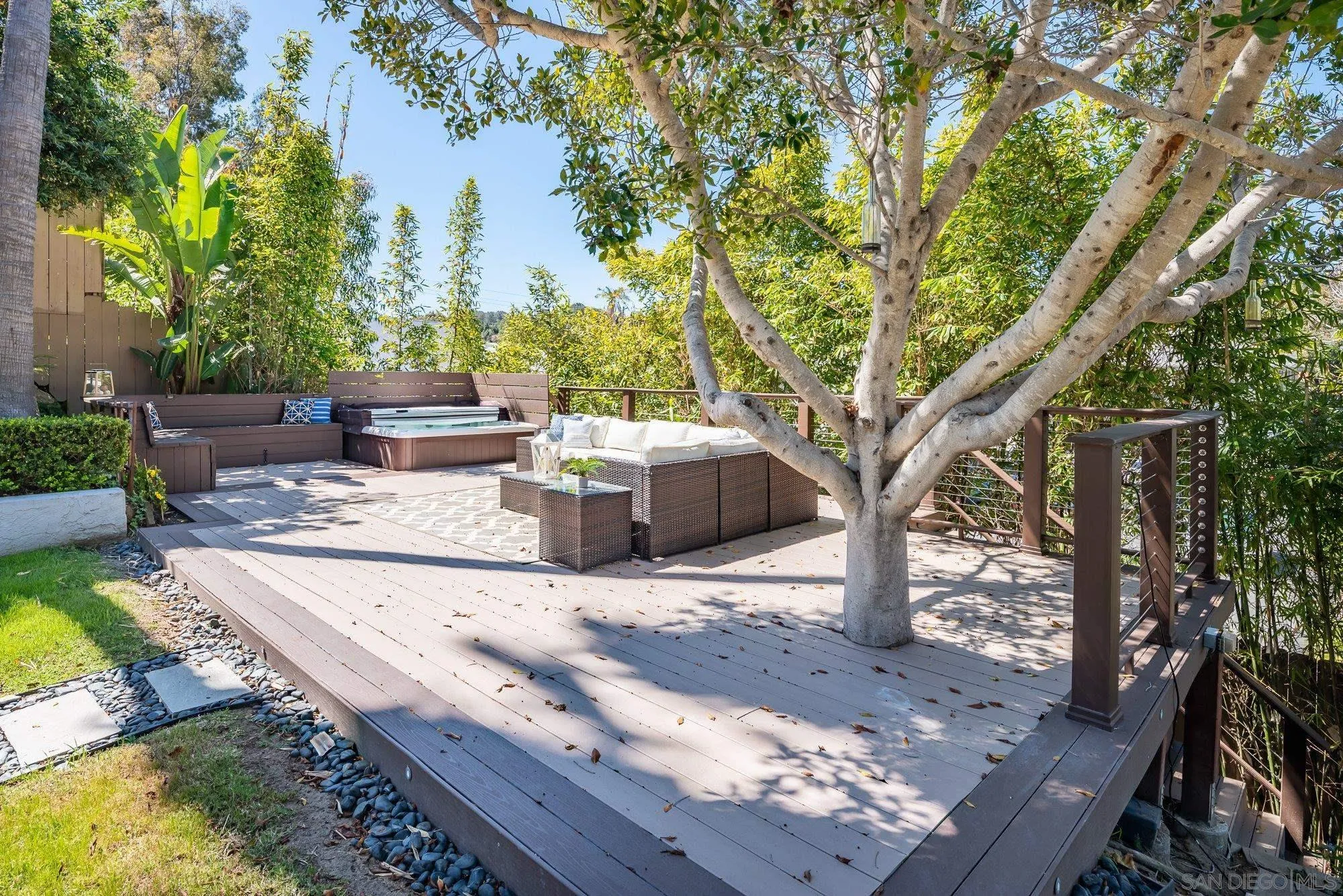 1414 Flair Encinitas Drive Encinitas, CA 92024 - Photo 23 of 41 a view of a backyard with sitting area