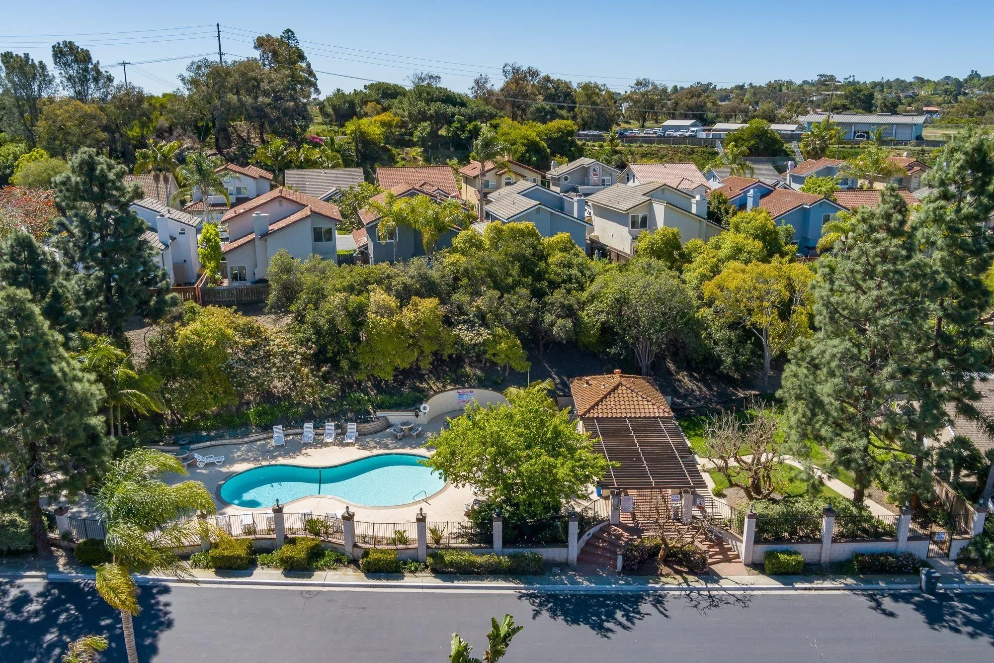 1414 Flair Encinitas Drive Encinitas, CA 92024 - Photo 33 of 41 an aerial view of multiple house