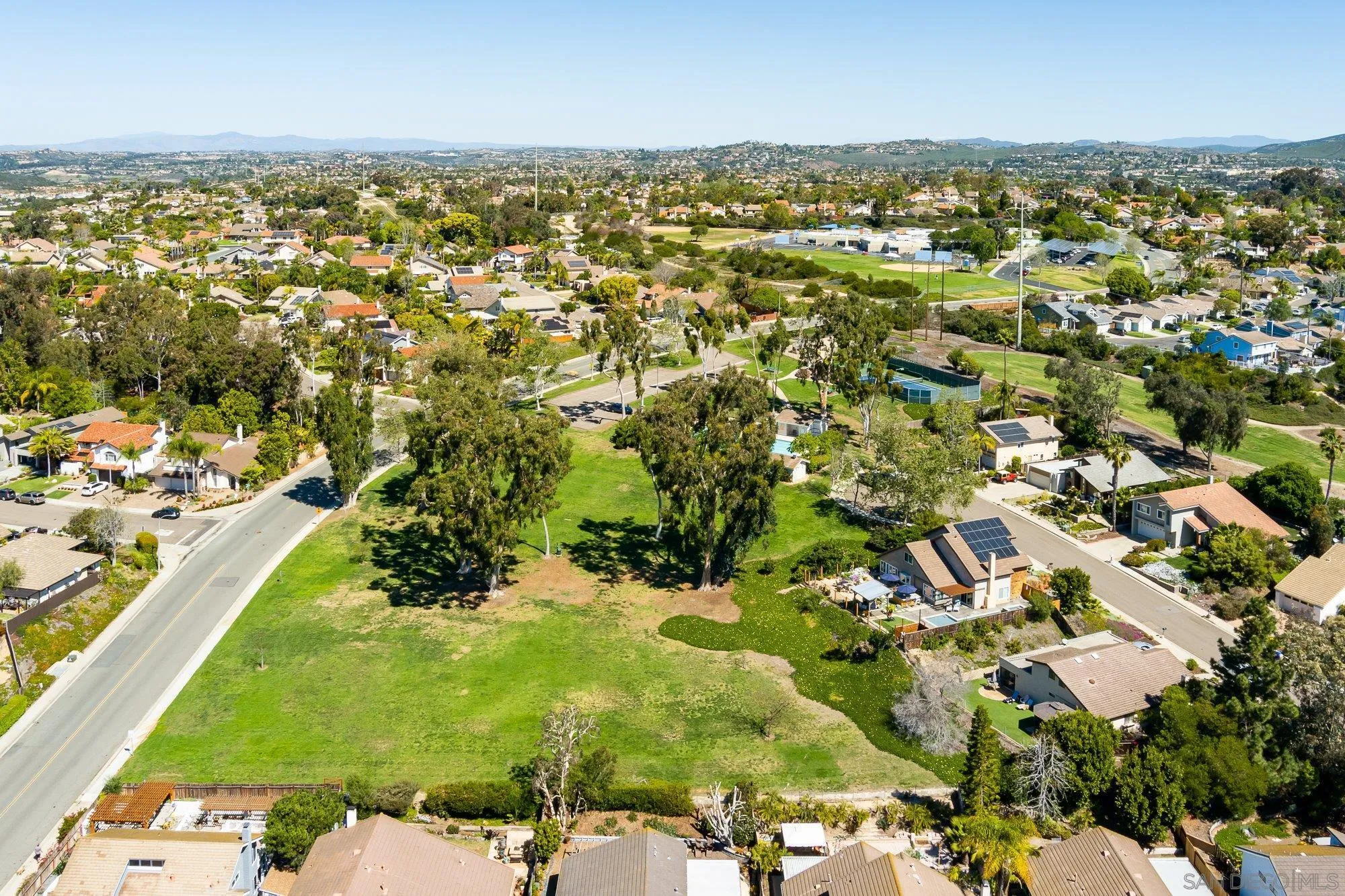 1414 Flair Encinitas Drive Encinitas, CA 92024 - Photo 35 of 41 an aerial view of residential houses with outdoor space