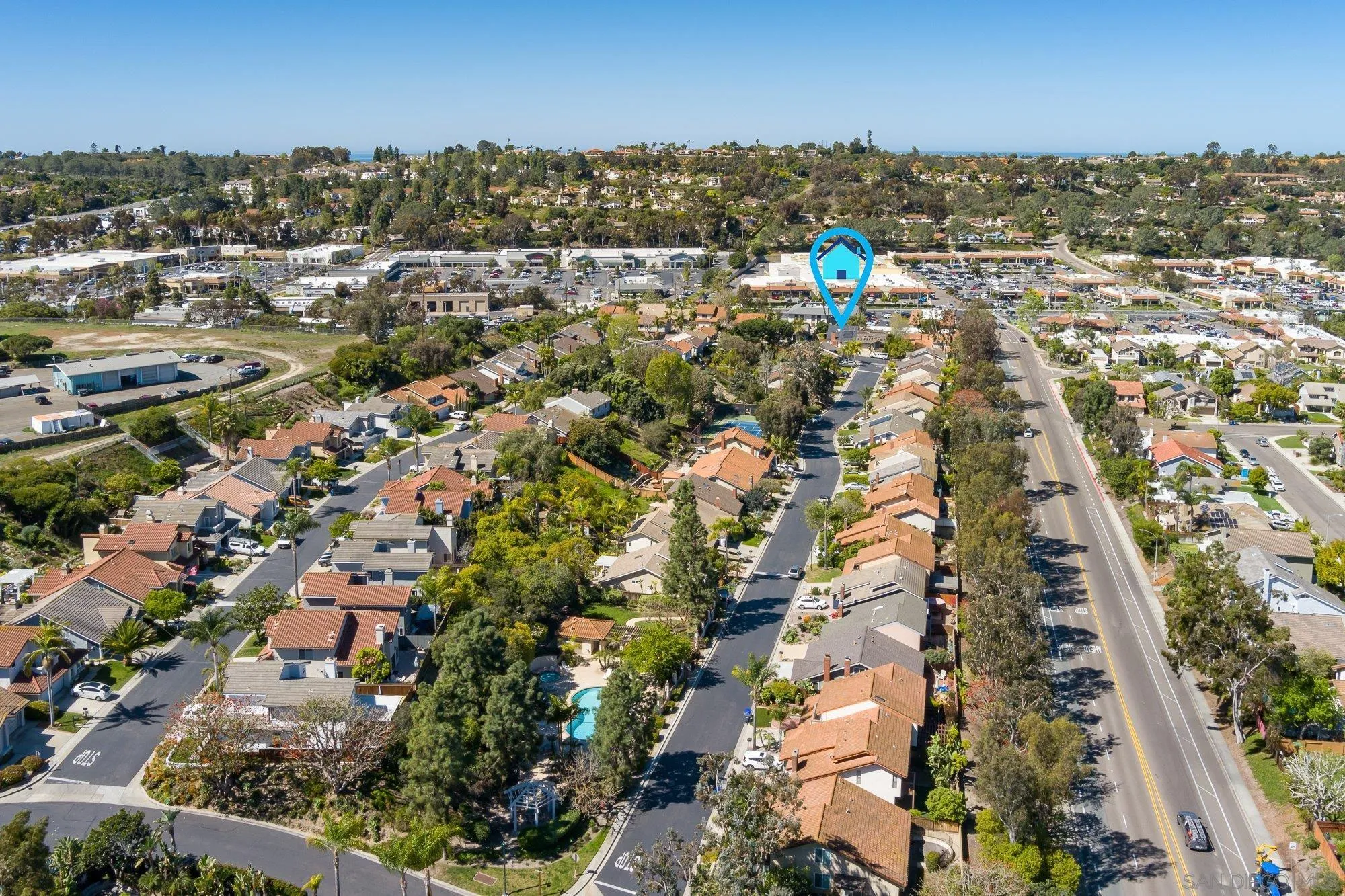 1414 Flair Encinitas Drive Encinitas, CA 92024 - Photo 37 of 41 an aerial view of city