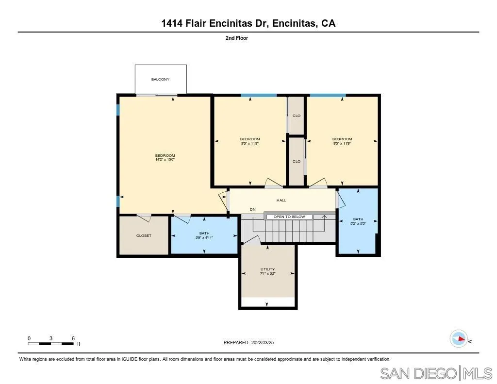 1414 Flair Encinitas Drive Encinitas, CA 92024 - Photo 41 of 41 a picture of a floor plan