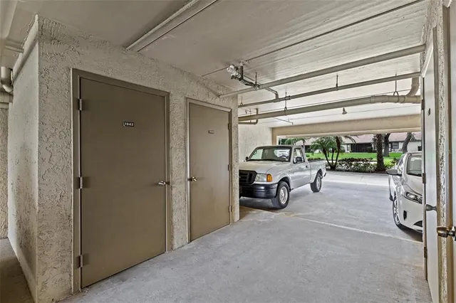 a view of room with furniture and a porch
