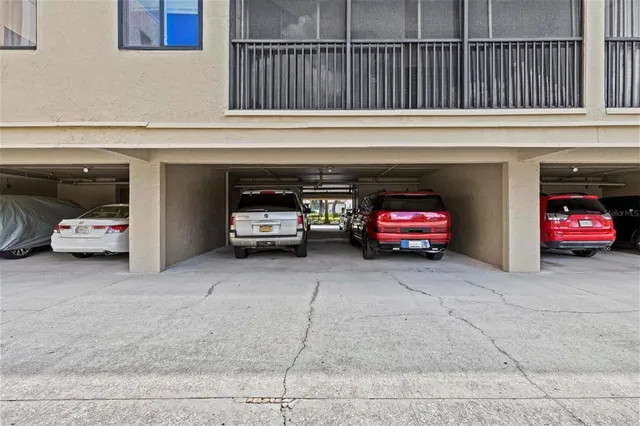a car parked in a parking space