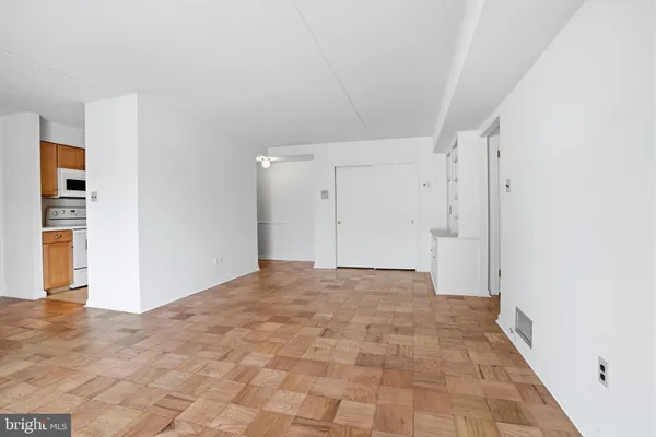 a view of an empty room