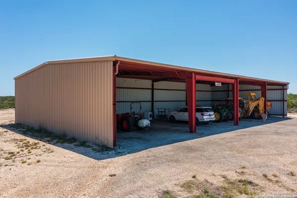 a view of a car garage
