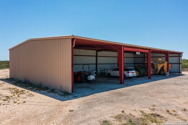 a view of a car garage