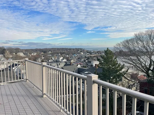 a view of city from a roof