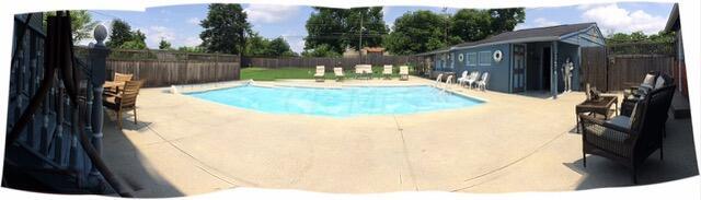 186 Rockwell Road Columbus, OH 43207 - Photo 12 of 74 Crystal clean inground pool with 1400 sq ft of concrete surrounding the pool