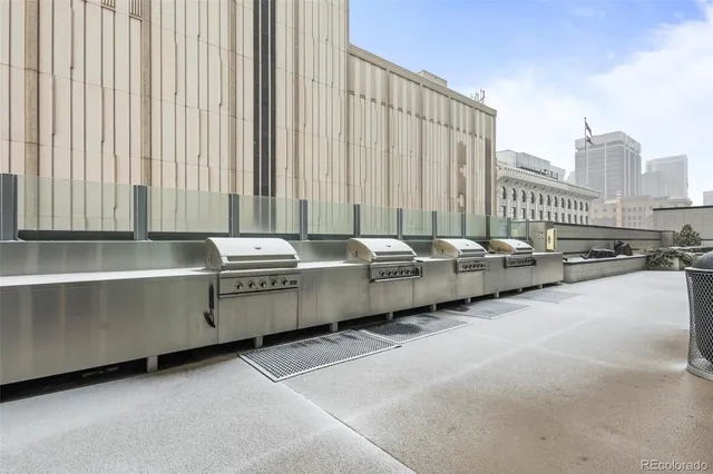 a view of a building with entryway