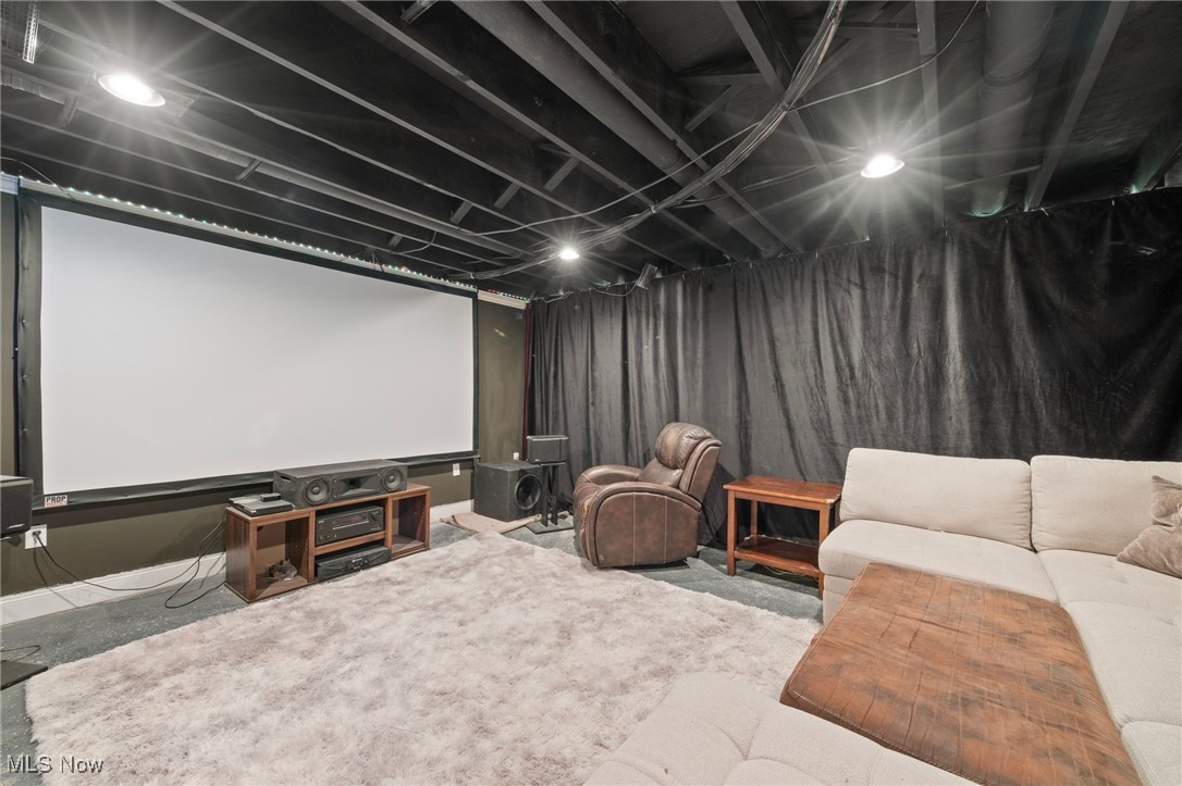 28402 Forest Road Willowick, OH 44095 - Photo 15 of 18 Basement Theater Room