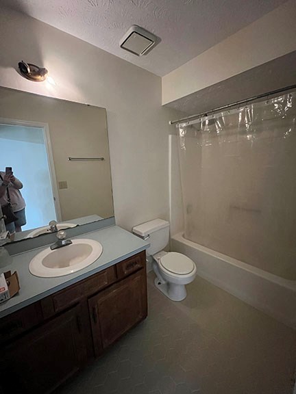 1 Handshaker Lane Columbus, GA 31909 - Photo 11 of 17 a bathroom with a granite countertop sink toilet and shower