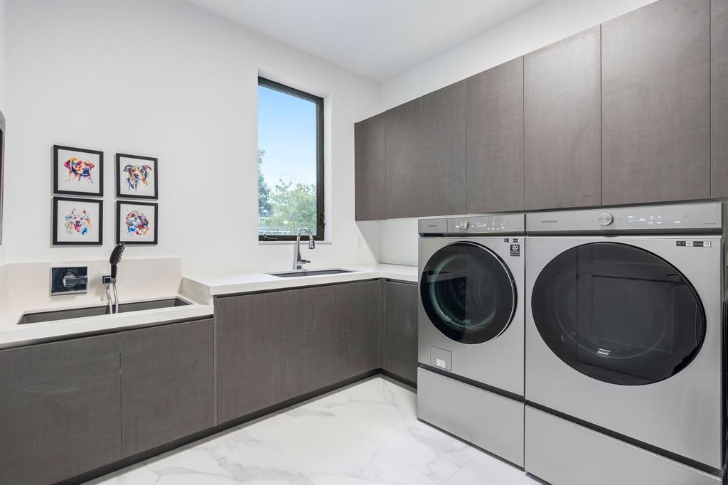 13500 Stirling Road Southwest Ranches, FL 33330 - Photo 51 of 72 a utility room with sink dryer and washer