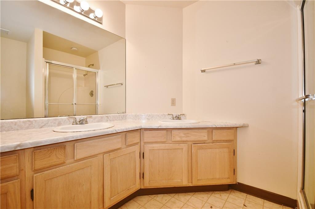 2437 Lytle Road Bethel Park, PA 15102 - Photo 15 of 25 Master bath with double bowl vanity and shower.