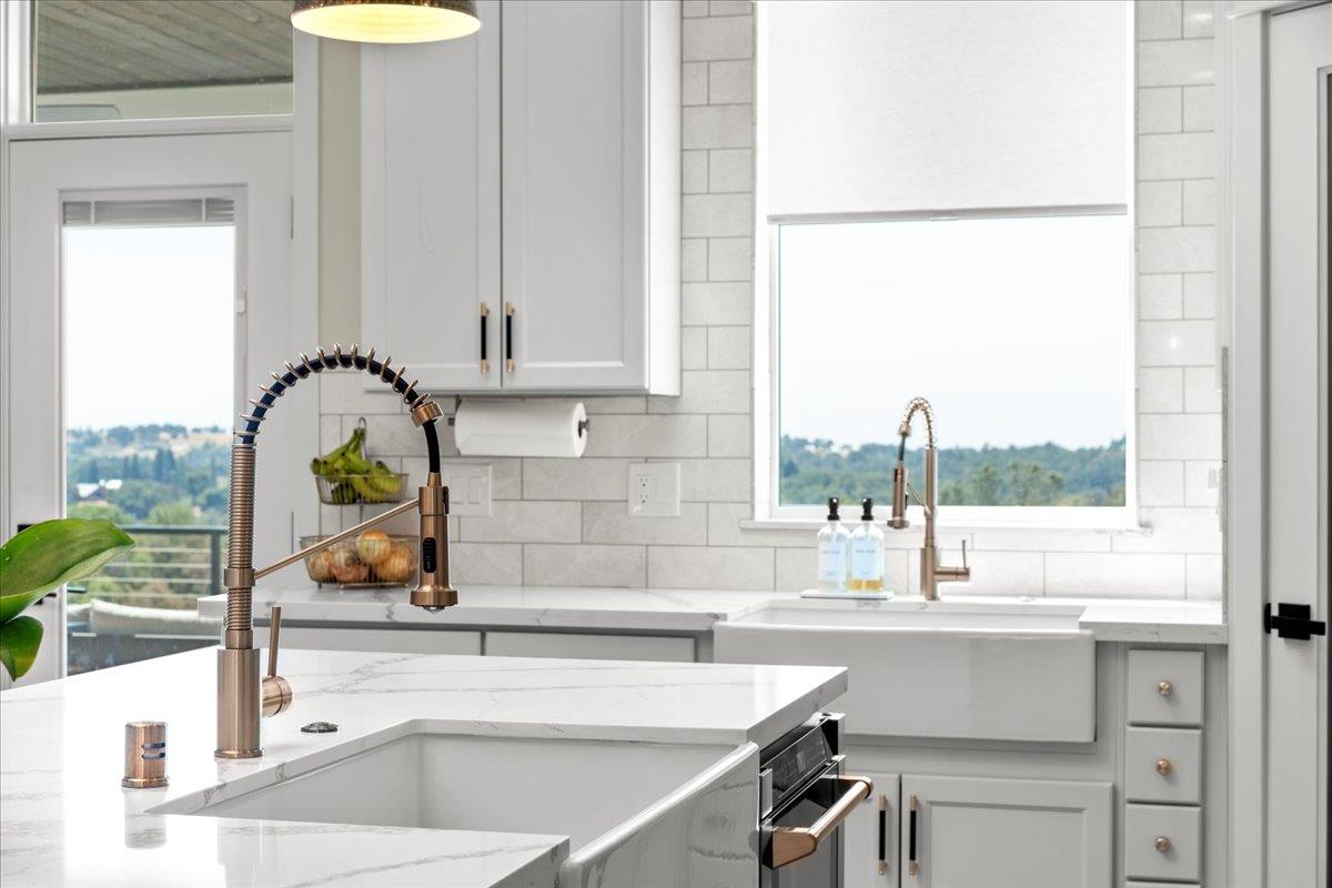 3775 Bell Road Auburn, CA 95603 - Photo 17 of 45 a kitchen with a sink and a view of living room
