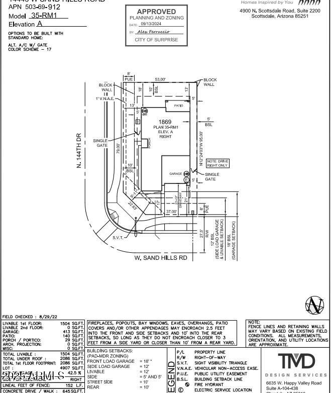 14443 West Sand Hills Road Surprise, AZ 85387 - Photo 2 of 4 Screenshot 2025-01-07 112430