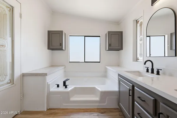 wooden floor in an empty room