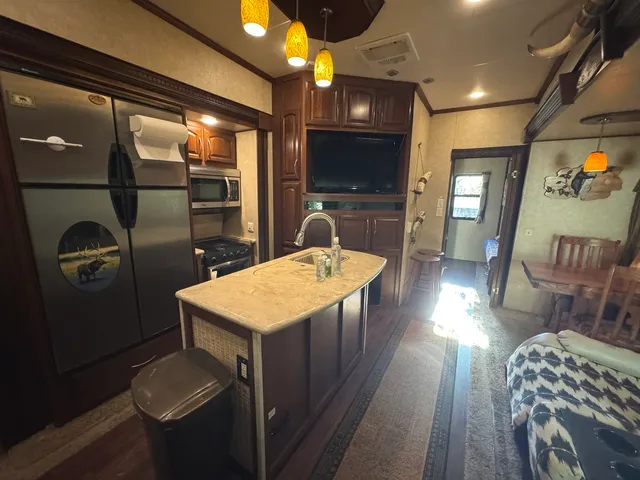 a view of front door with wooden floor