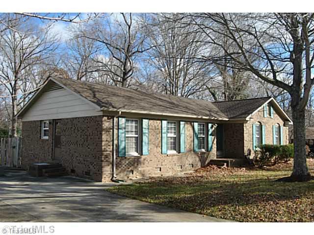 715 Laverton Lane Rural Hall, NC 27045 - Photo 1 of 15 Exterior Front. brick ranch with a brand new roof