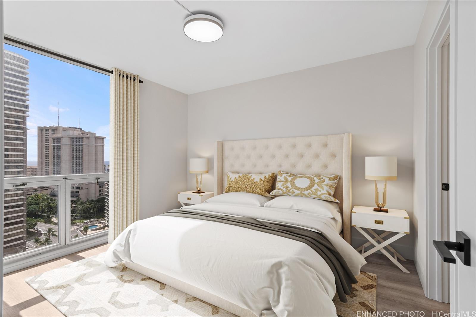 469 Ena Road, Unit 2304 Honolulu, HI 96815 - Photo 10 of 25 Enhanced - virtually staged