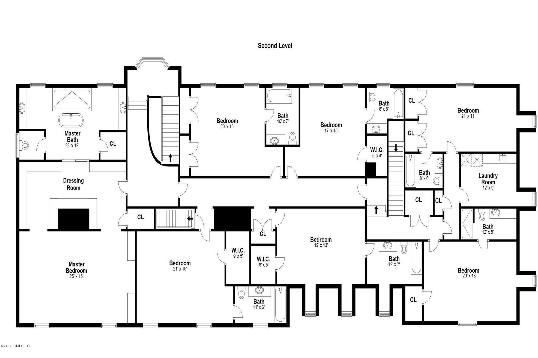 27 Midwood Road Greenwich, CT 06830 - Photo 27 of 30 a picture of a floor plan