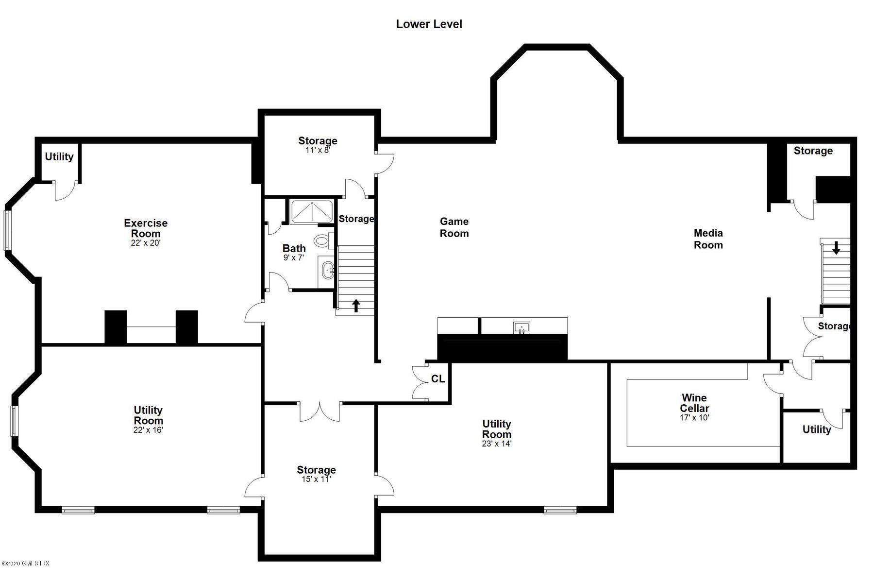 27 Midwood Road Greenwich, CT 06830 - Photo 29 of 30 a picture of a wall with a white and white refrigerator
