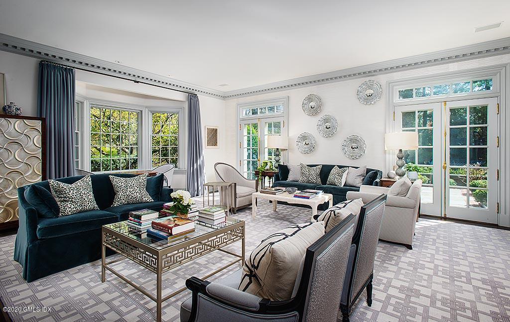 27 Midwood Road Greenwich, CT 06830 - Photo 4 of 30 a living room with furniture and a large window