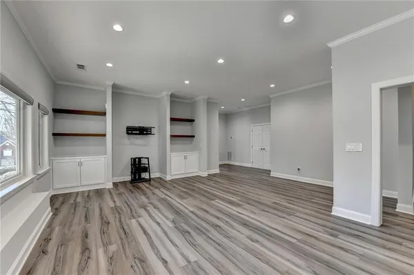 a view of an empty room